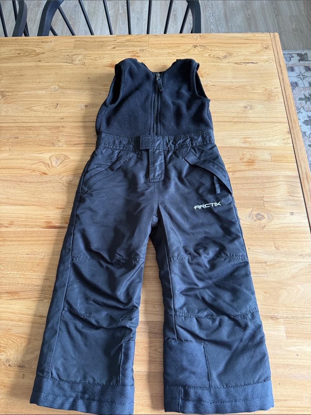 Arctix Black Kids' Insulated Snow Bib Jumpsuit